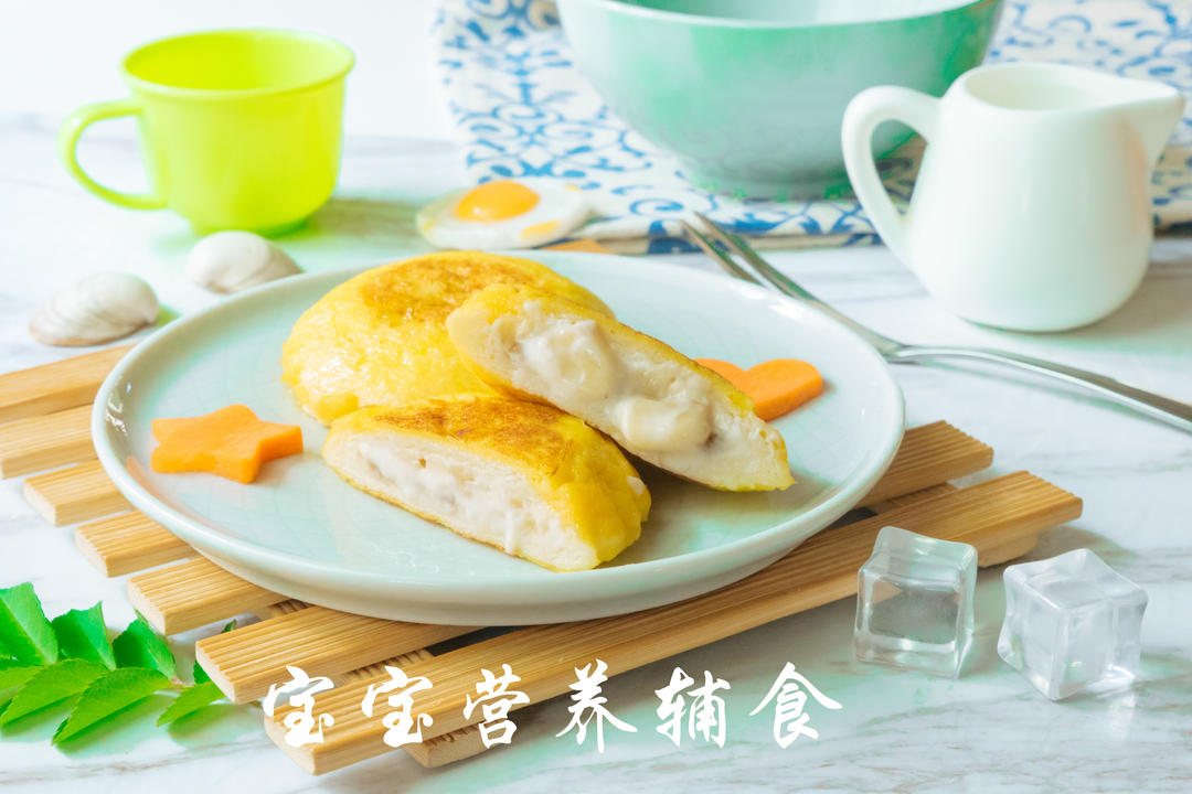 宝宝辅食-酸奶爆浆吐司派的做法
