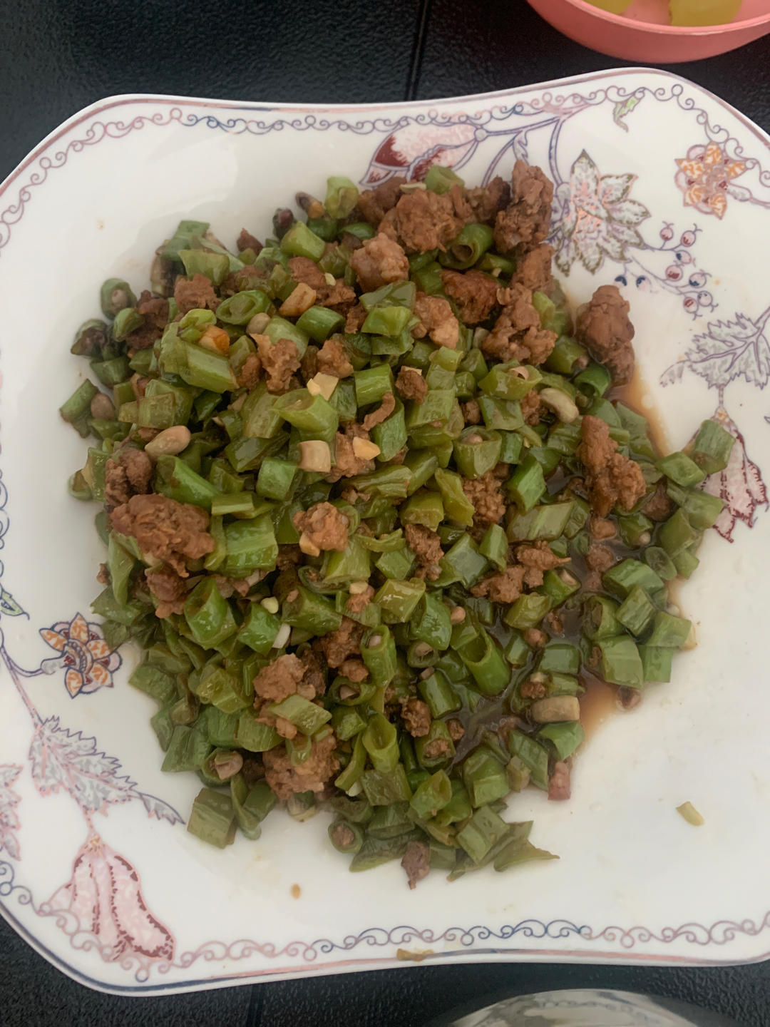 下饭菜:肉沫豆角