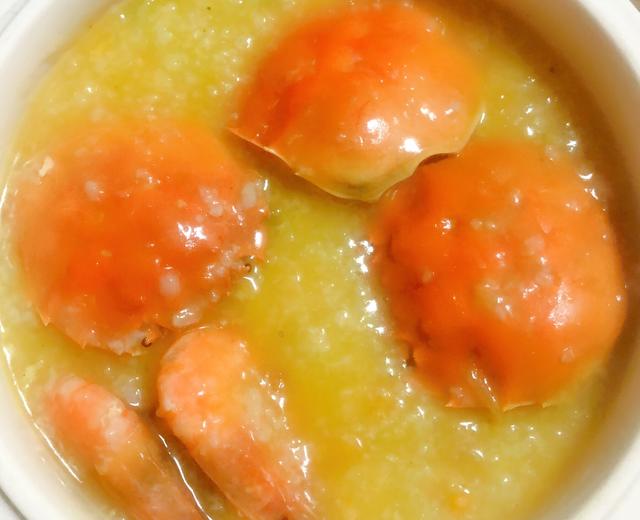 秋日蟹宴3-鲜蟹粥的做法