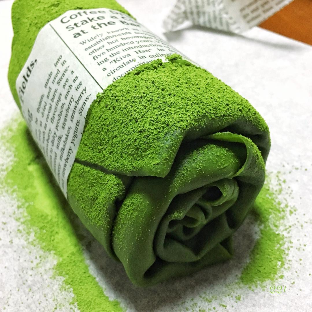 【抹茶毛巾卷】