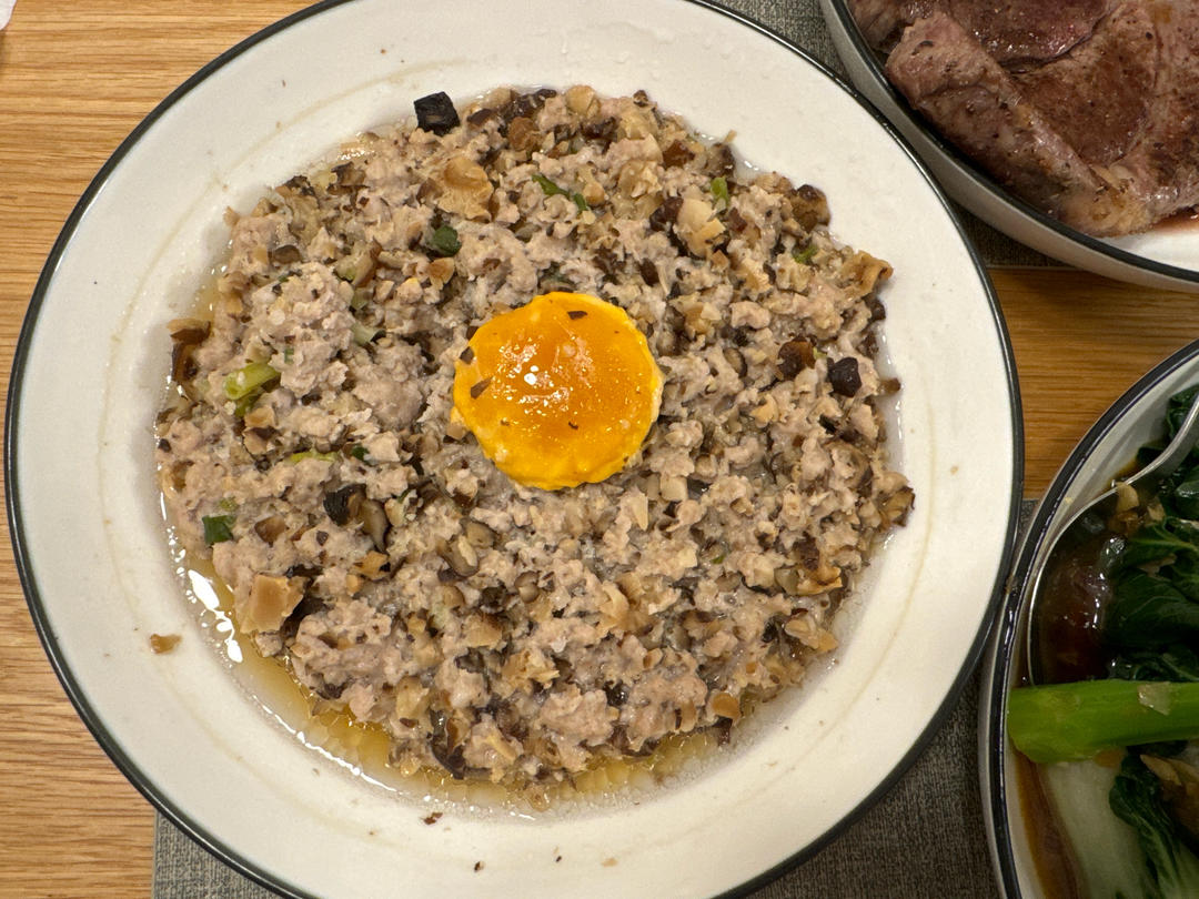 香菇蒸肉饼