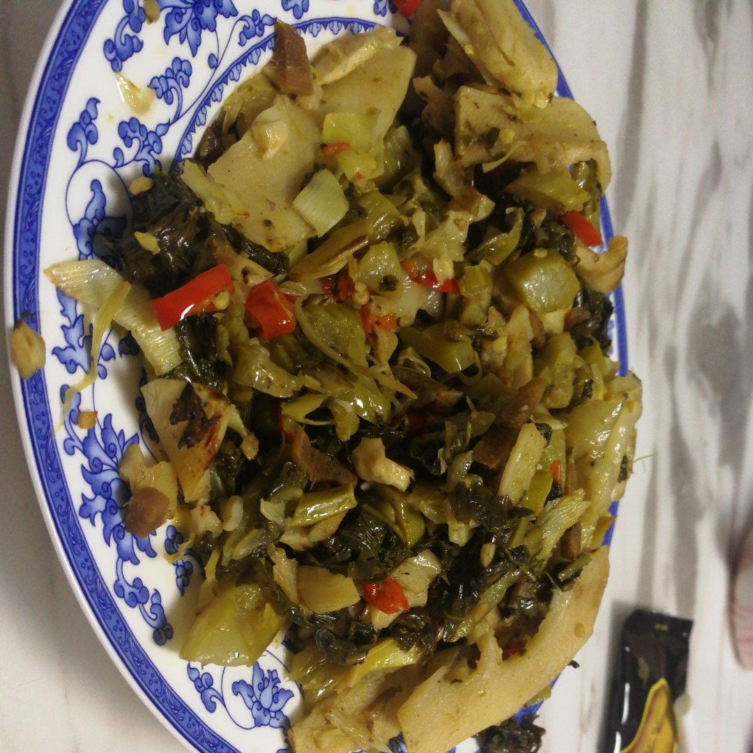 笋炒酸菜（好吃不胖）