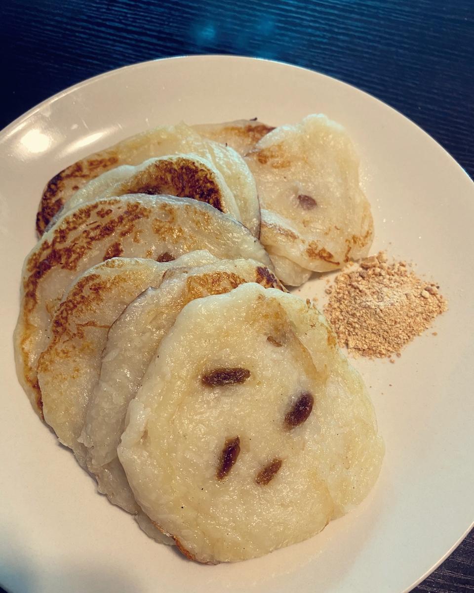 曾经的可乐猫做的米酒粑