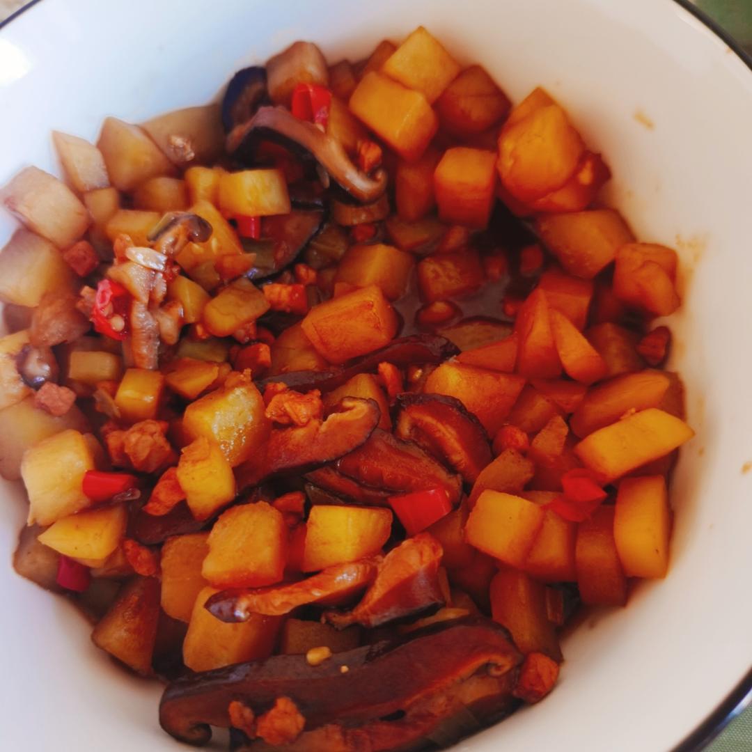 ㊙️香菇土豆肉沫拌饭❗️比外卖还好吃