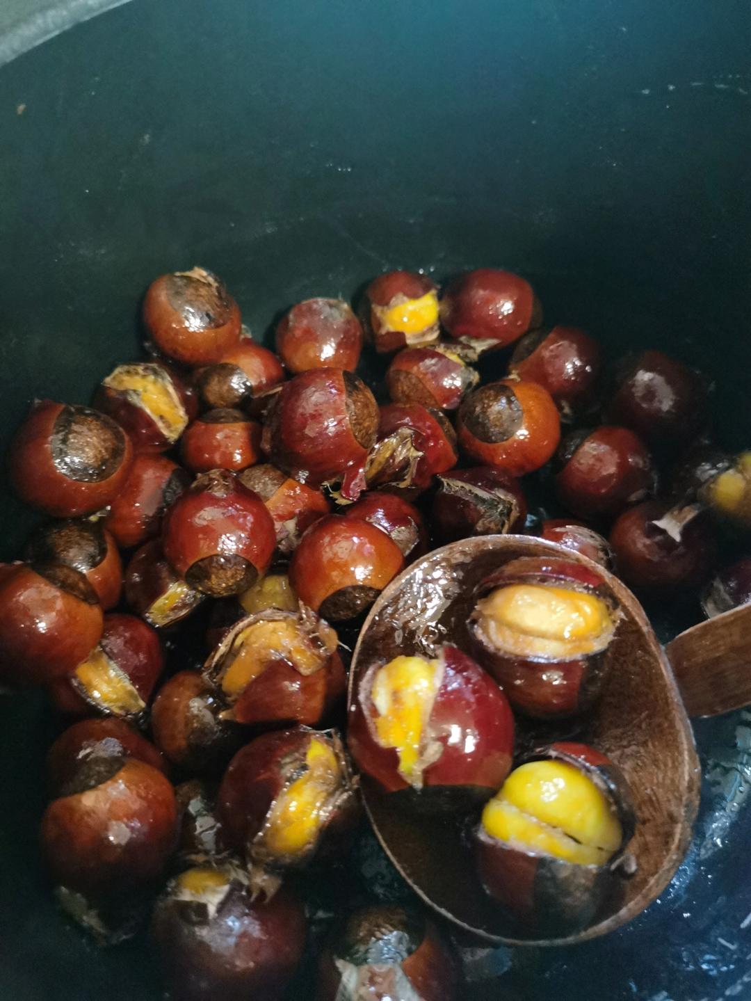 超简单电饭煲糖炒栗子