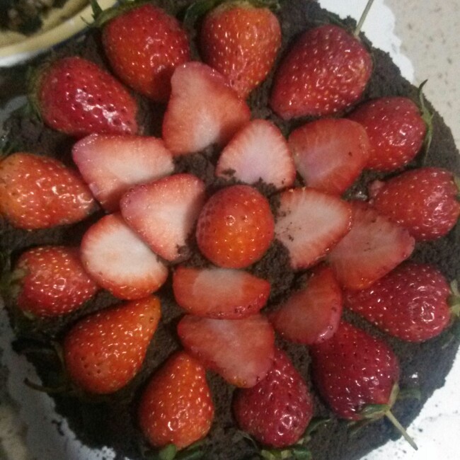 奥利奥水果奶油蛋糕