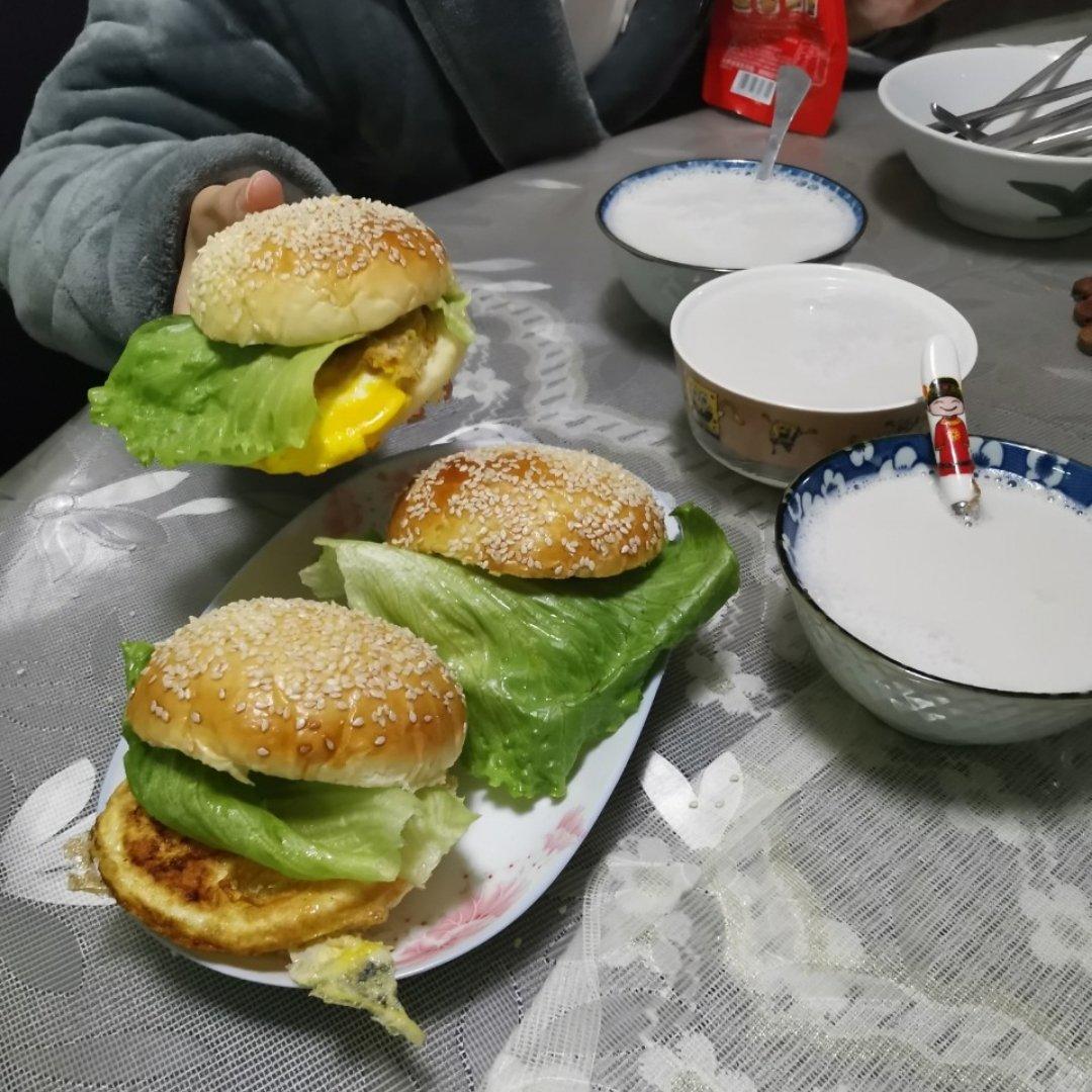 松软汉堡包胚