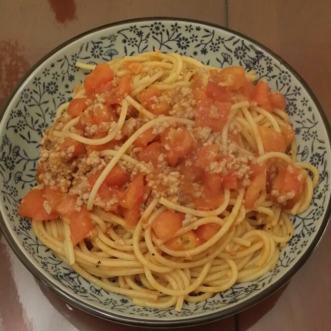番茄肉酱意大利面