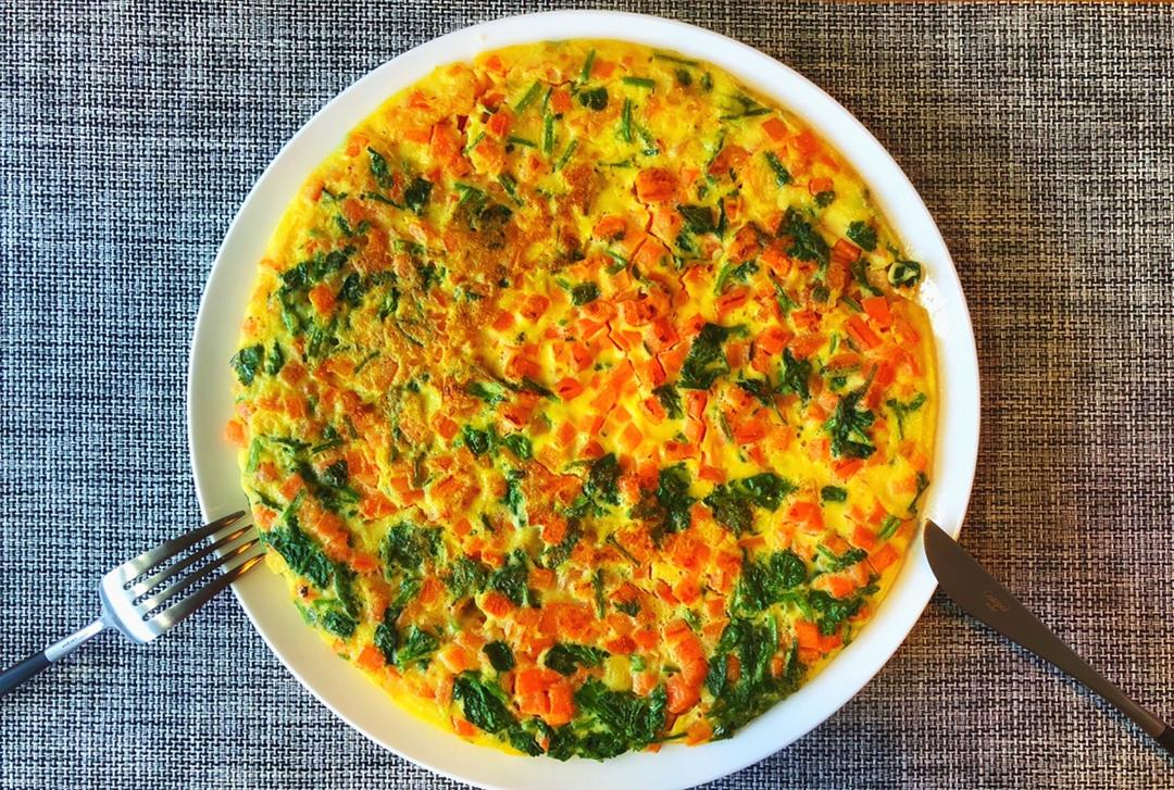 香菜胡萝卜煎饼