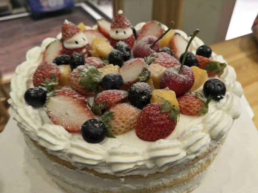 圣诞呆萌裸蛋糕