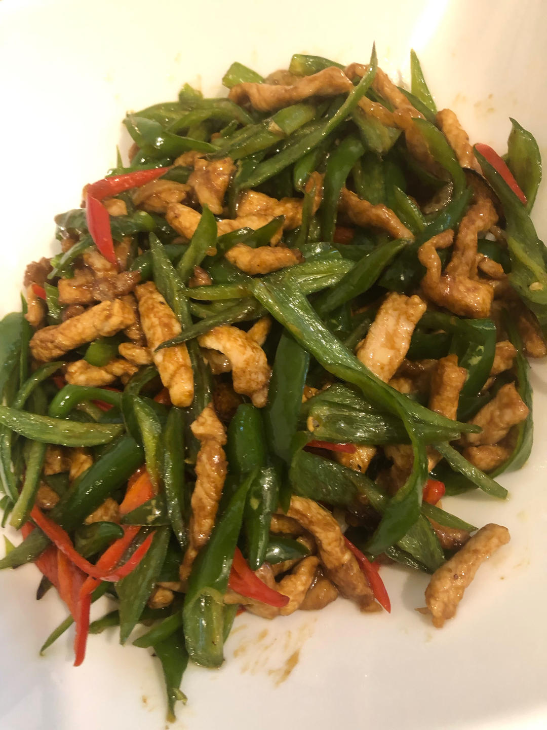 ‼️好吃到舔盘的青椒肉丝盖浇饭