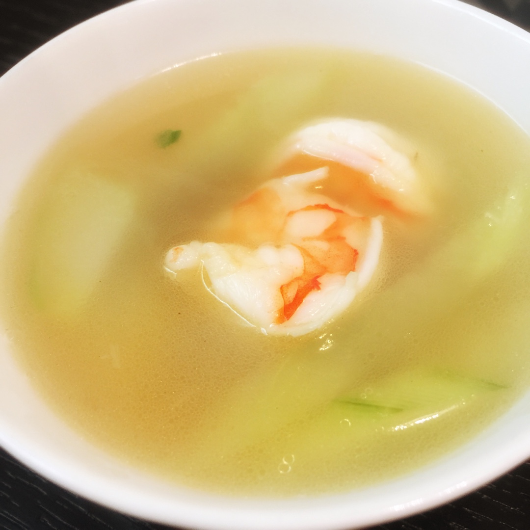 秋黄瓜（吊瓜）虾仁汤