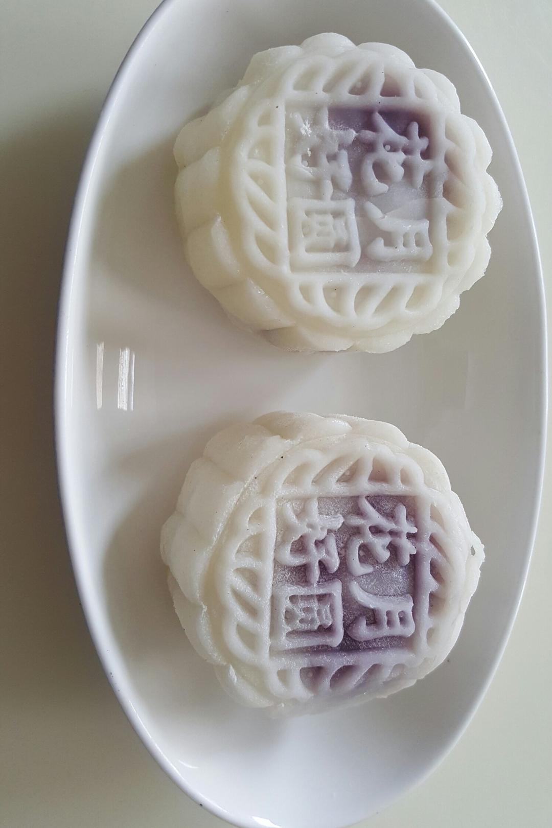 超越香港大班紫薯冰皮月饼