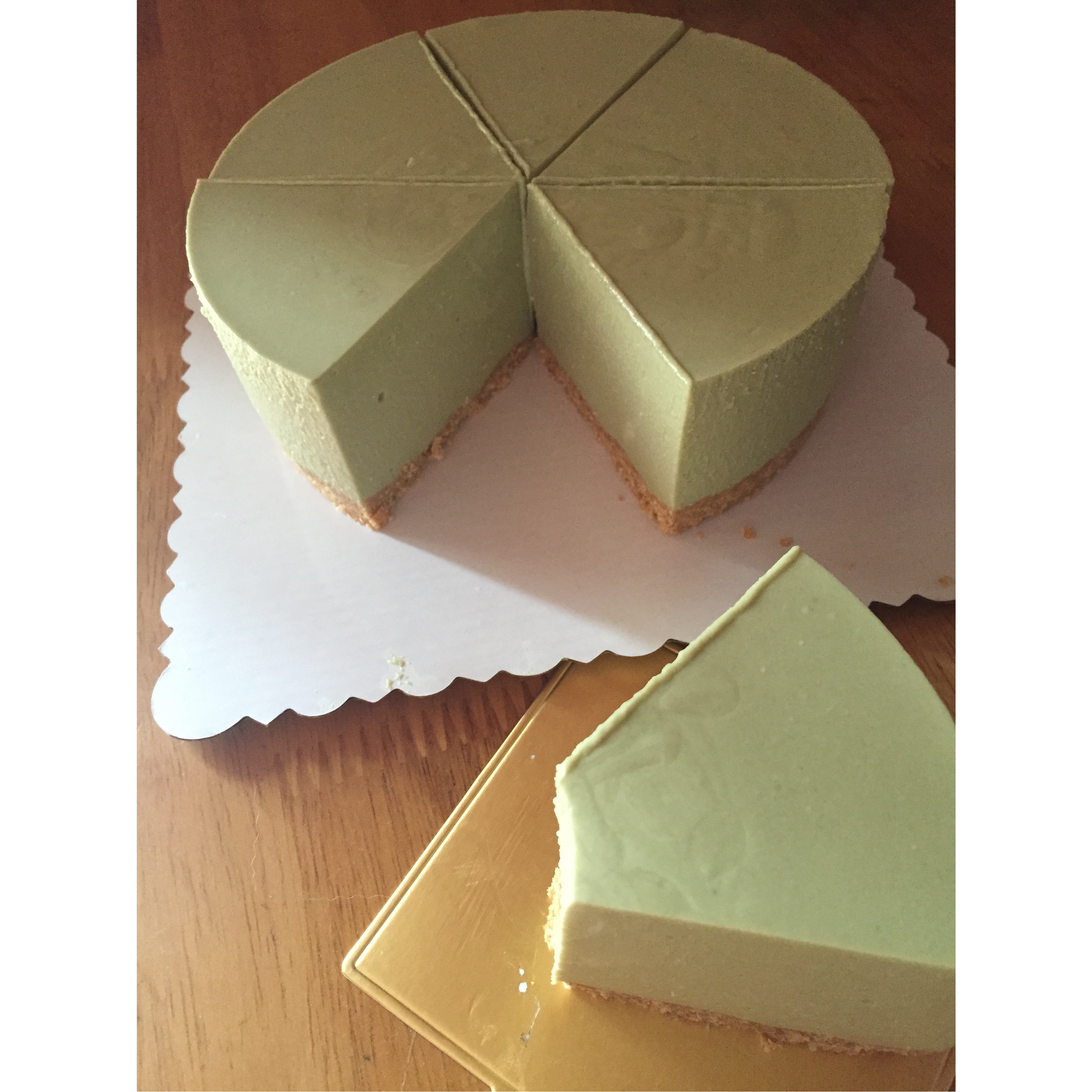 抹茶冻芝士蛋糕