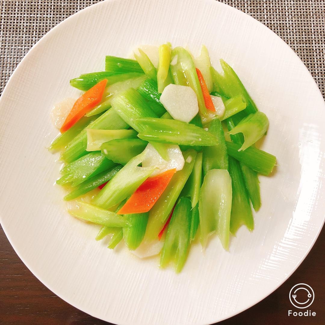 西芹炒山药