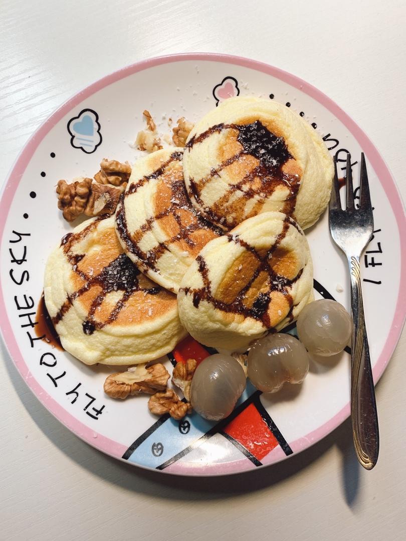 （视频）舒芙蕾松饼、日式松饼