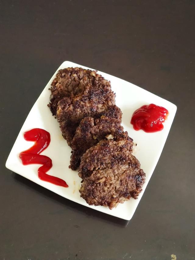 超详细汉堡牛肉饼｜附自制汉堡搭配#Healthymeals#减脂必撸16