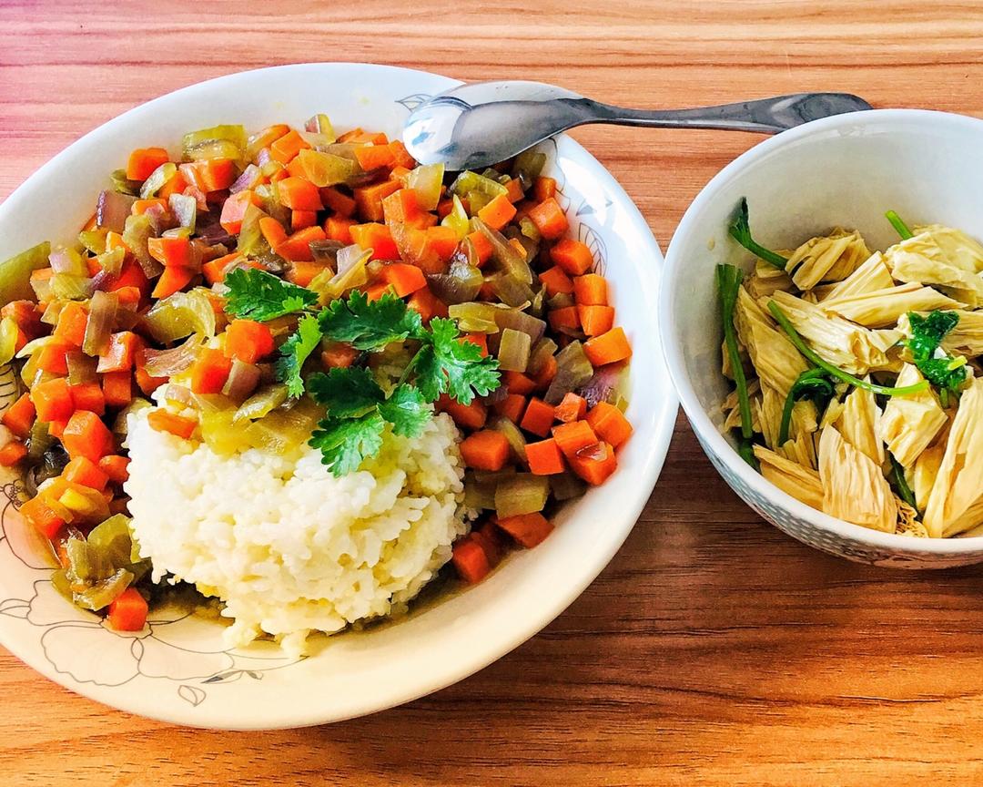 素咖喱饭（减肥版）
