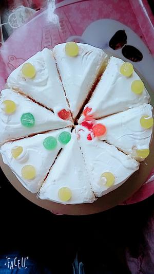 自制酸奶奶酪乳清蛋糕，祝自己生日快乐的做法 步骤8