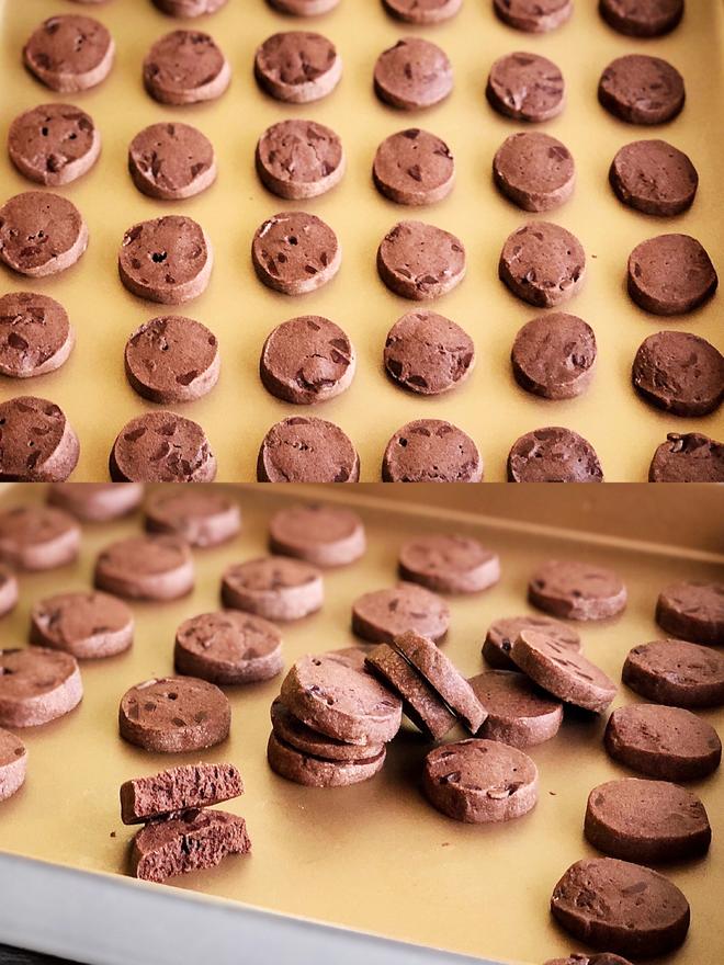 无需任何技巧的可可巧克力豆曲奇饼干，百分百成功，建议新手尝试的做法