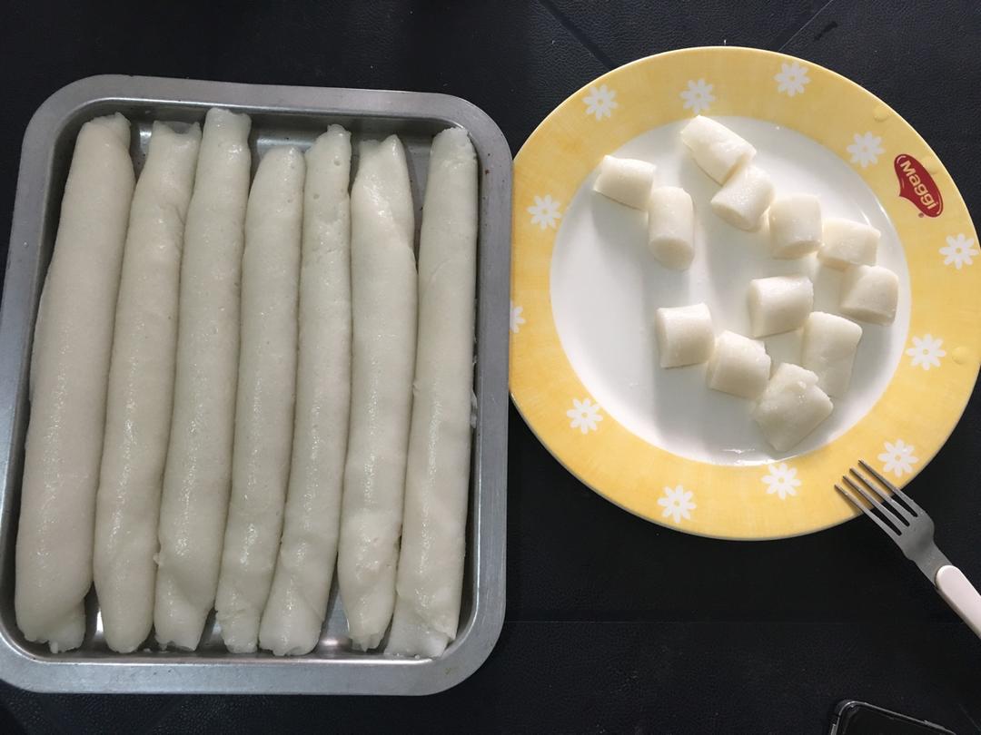 模仿传统猪肠粉（斋肠香港混酱肠）