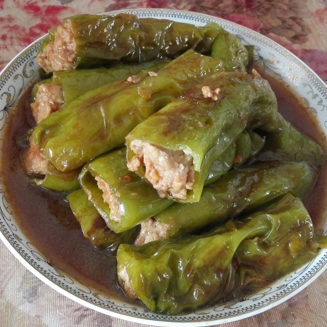 虎皮青椒酿肉