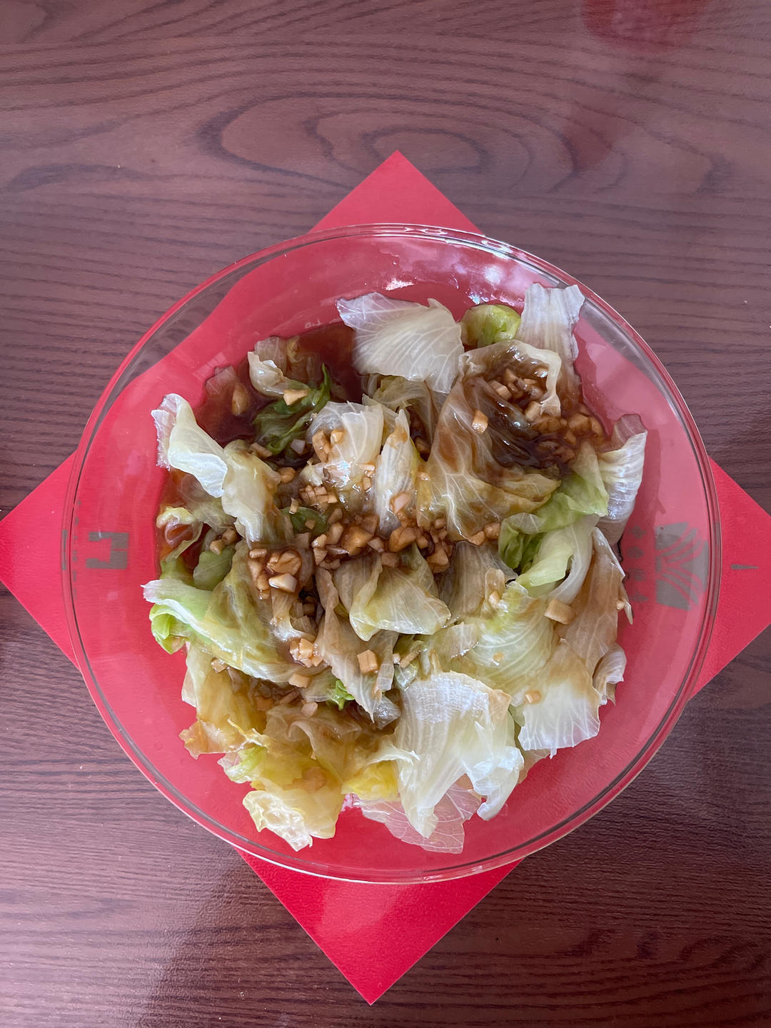 白灼西生菜