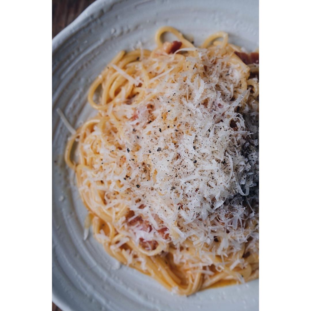 乳酪培根蛋意大利面Spaghetti alla Carbonara~纯正意大利风味