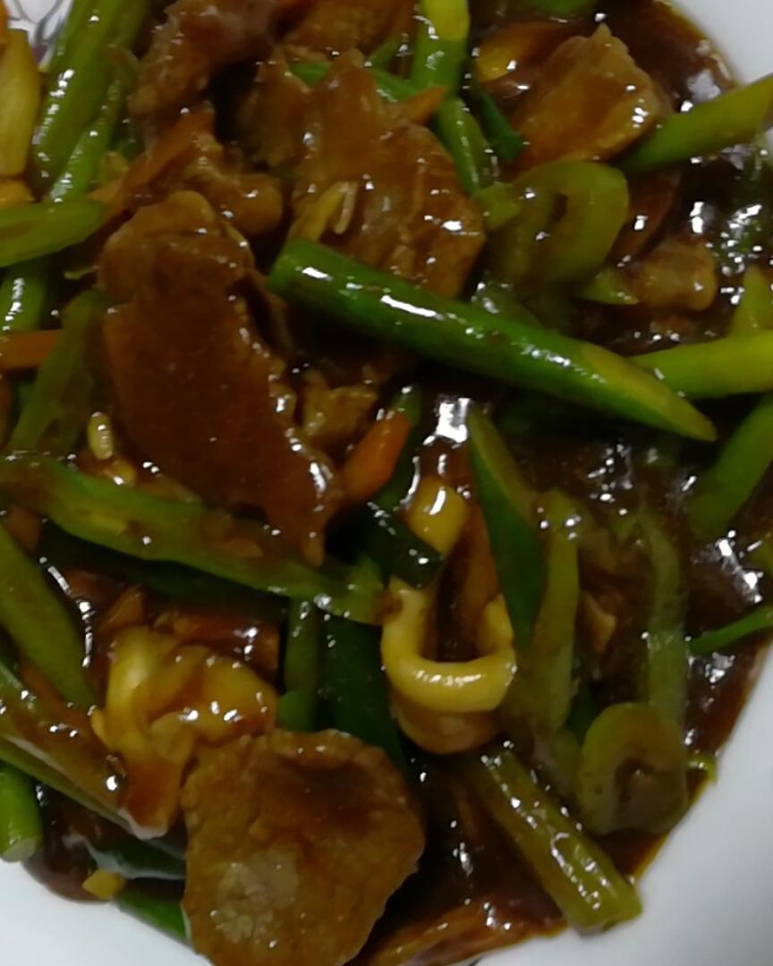 羊肉炒杂菜的做法