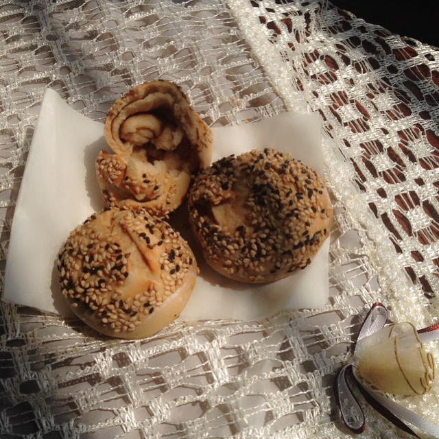 烤箱版麻酱烧饼