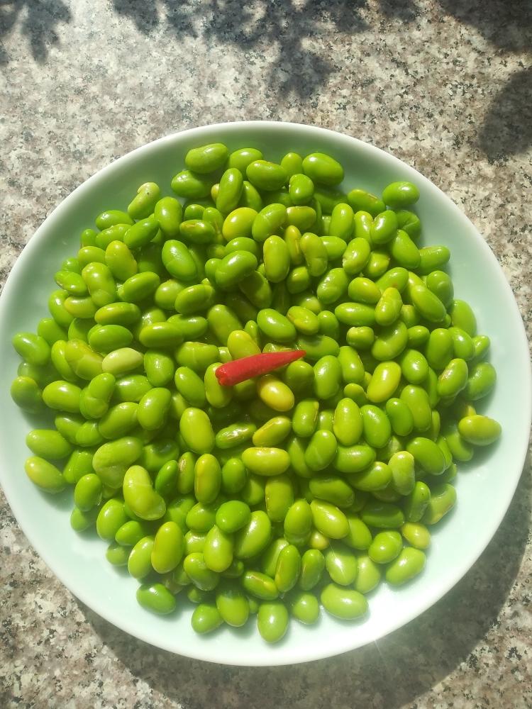 快手素炒毛豆米