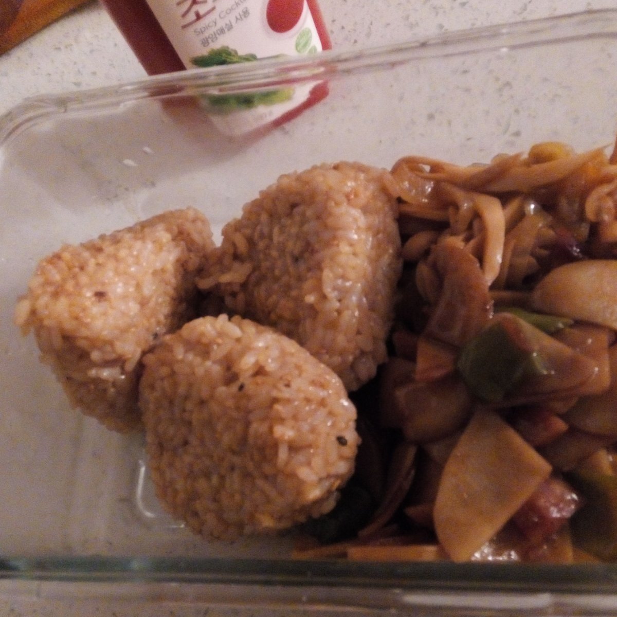 便当常备菜系列之日式烤饭团