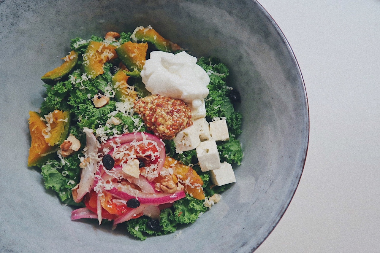【减脂食谱】羽衣甘蓝沙拉公式（kale salad）