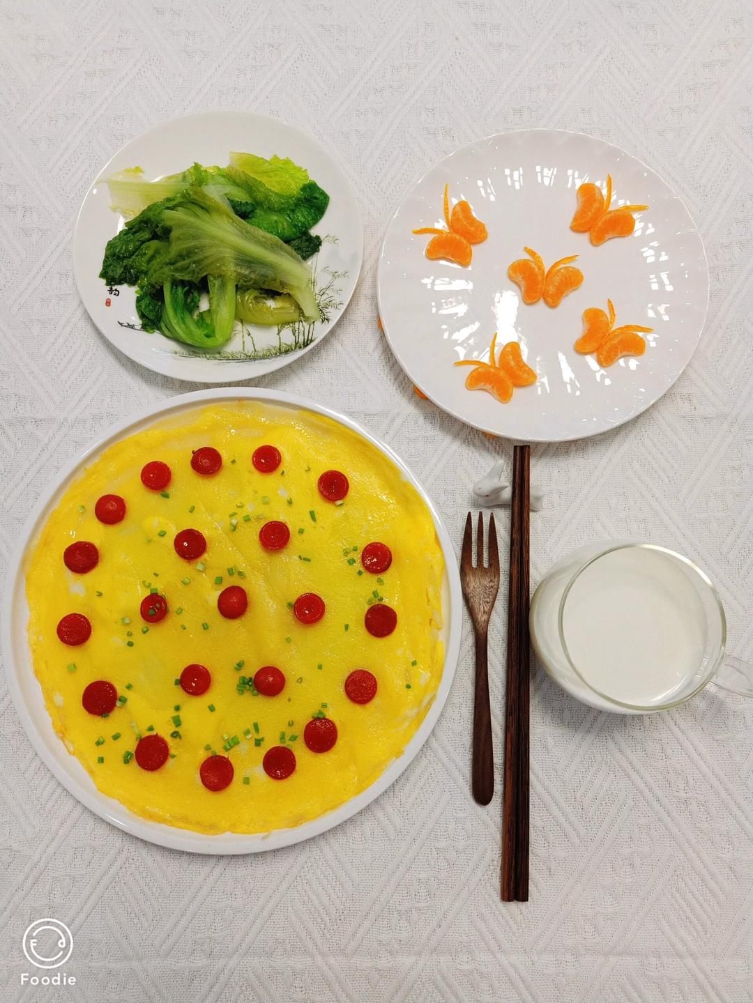 早餐鸡蛋饼-美貌与美味并存