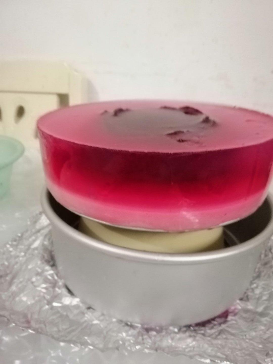 零难度黄桃玫瑰布丁