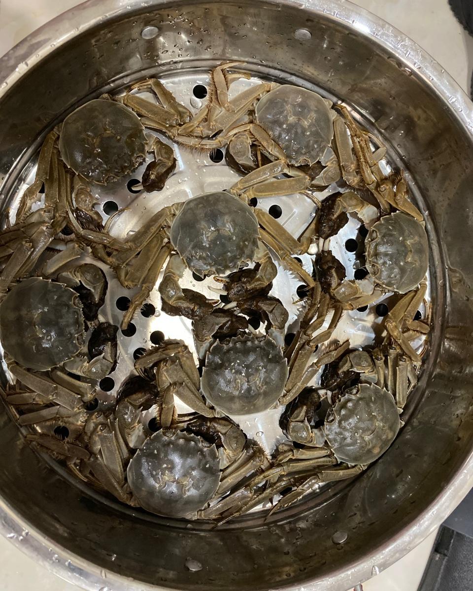 清蒸毛蟹