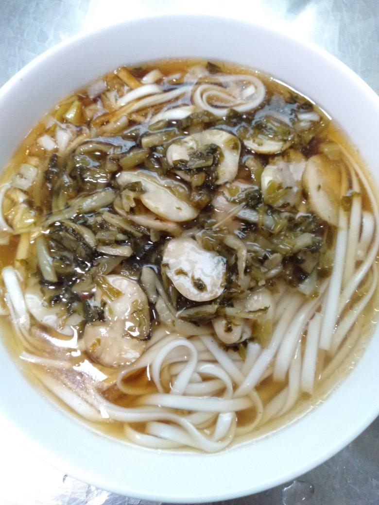 素朴手作做的苏式素三鲜浇头面