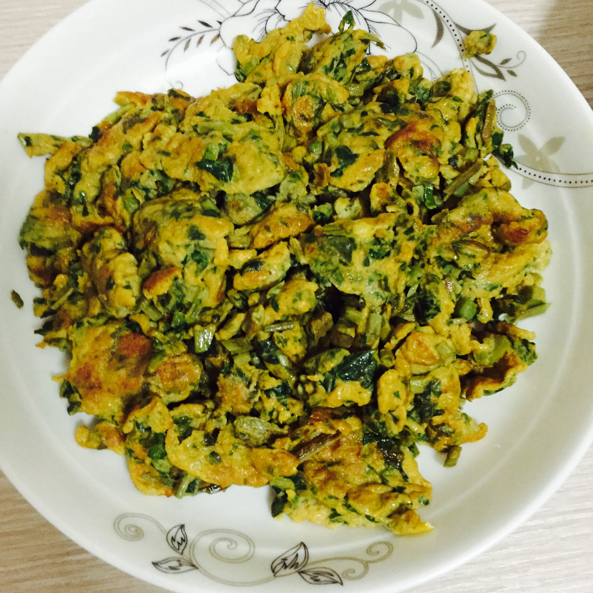 香椿芽炒鸡蛋