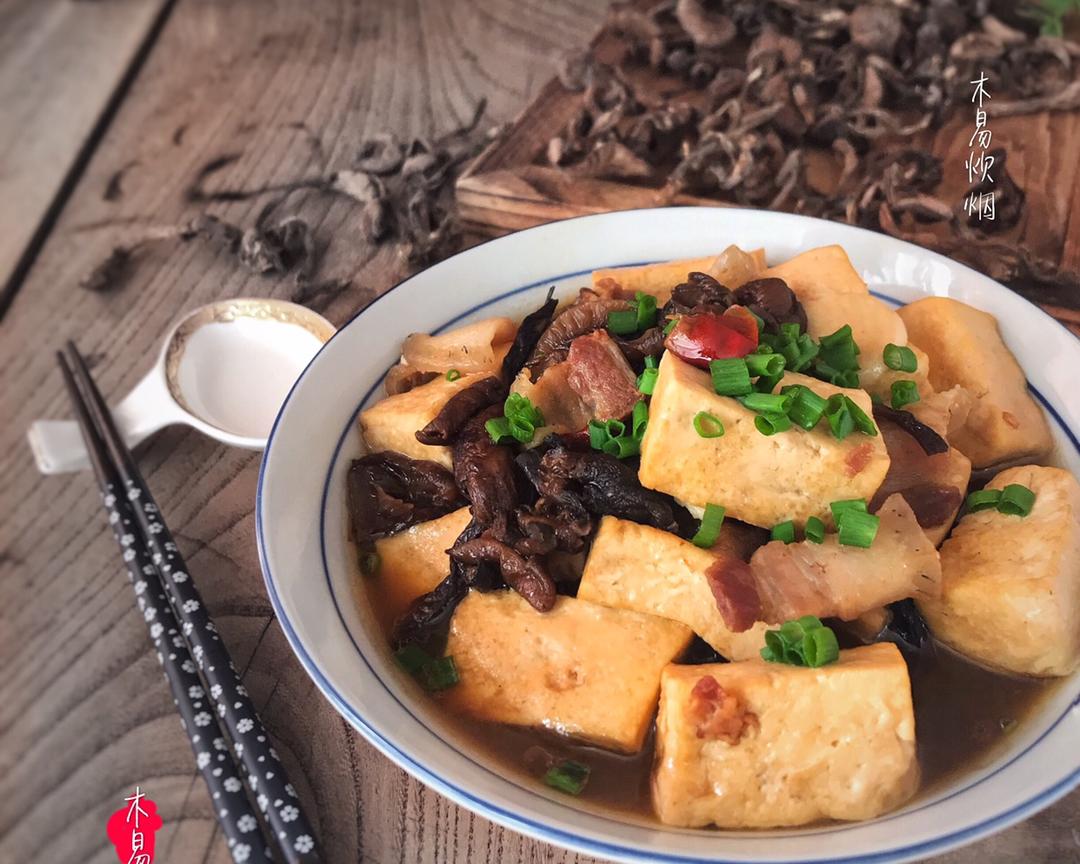 豆腐炖蘑菇的做法