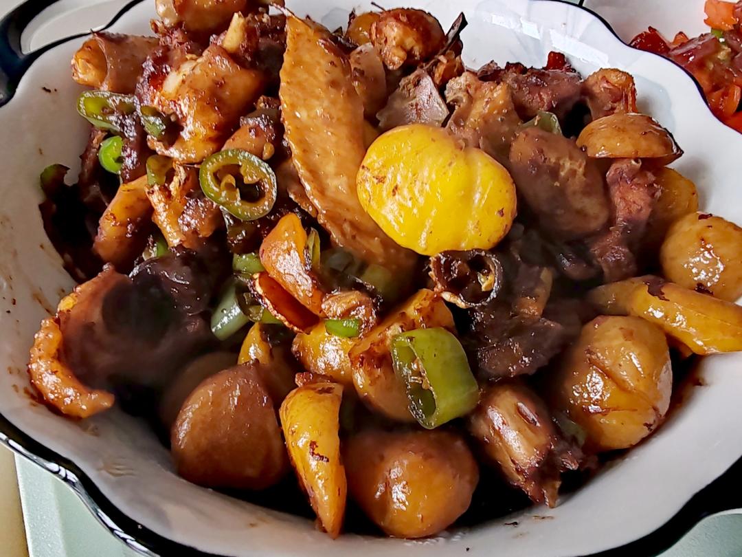板栗烧鸡的神仙做法❗❗巨下饭家常菜，香哭全家