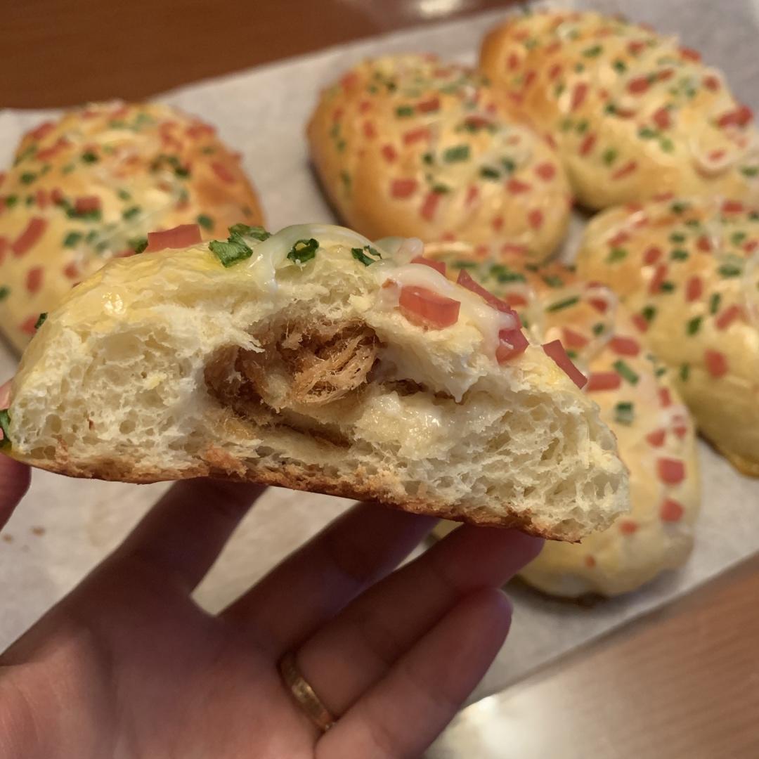 超好吃的肉松面包