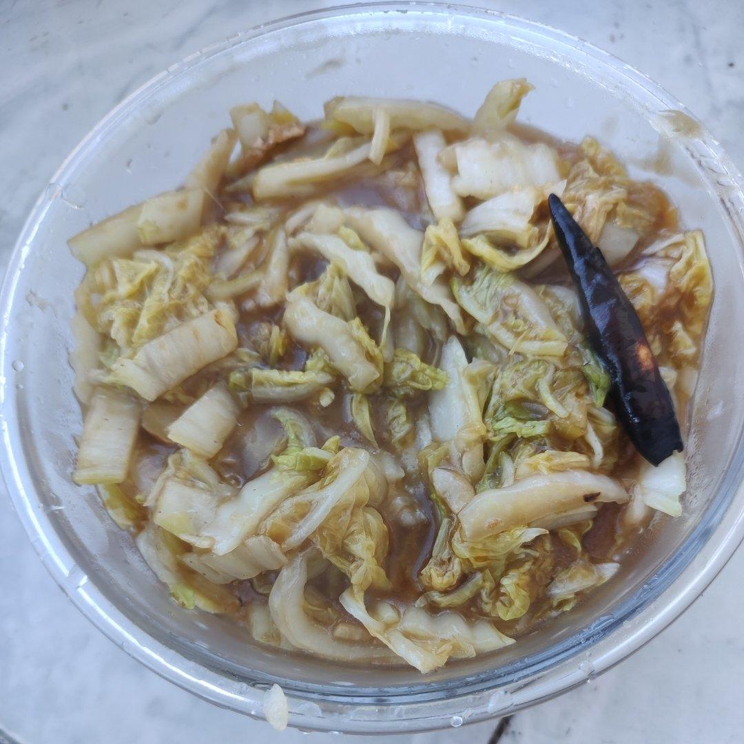 醋熘白菜丝