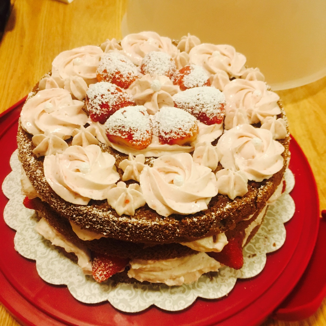 巧克力戚风裸蛋糕