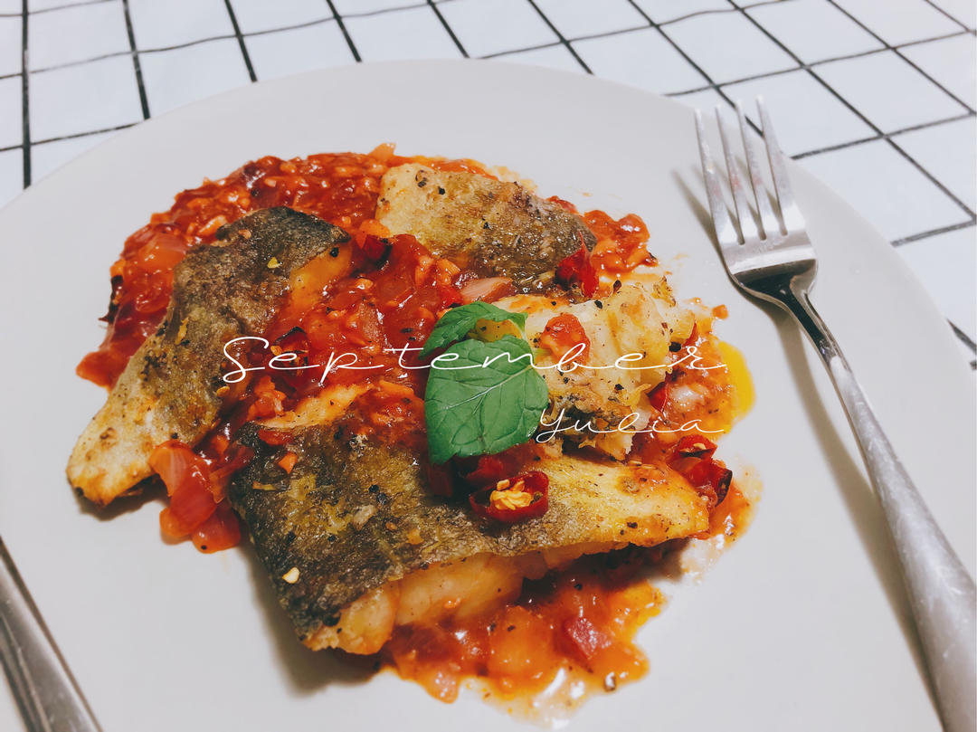 地中海风味锅烧银鳕鱼