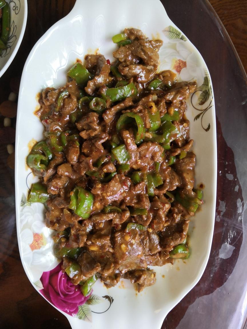青椒炒牛肉