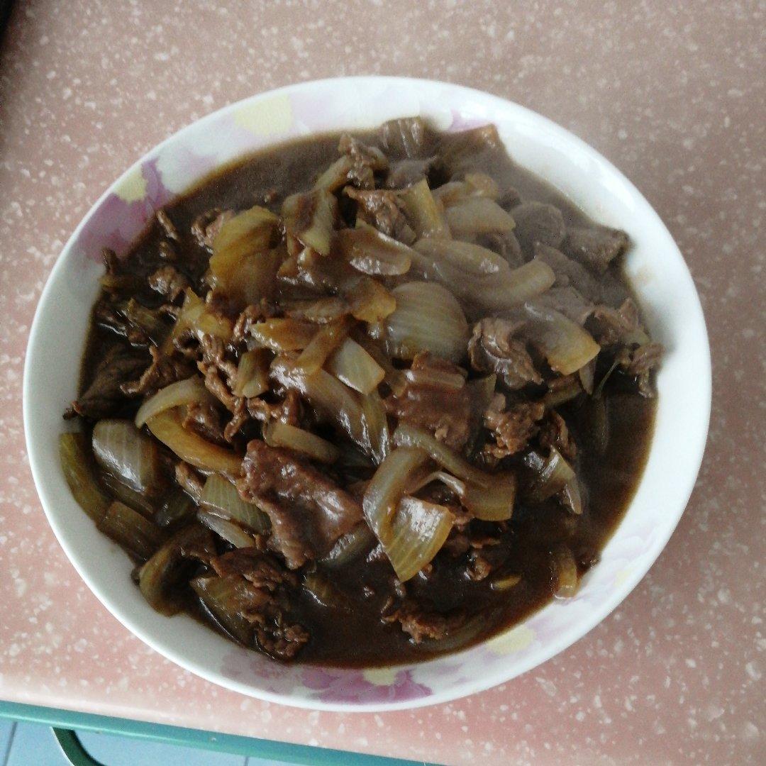 简单的洋葱炒牛肉
