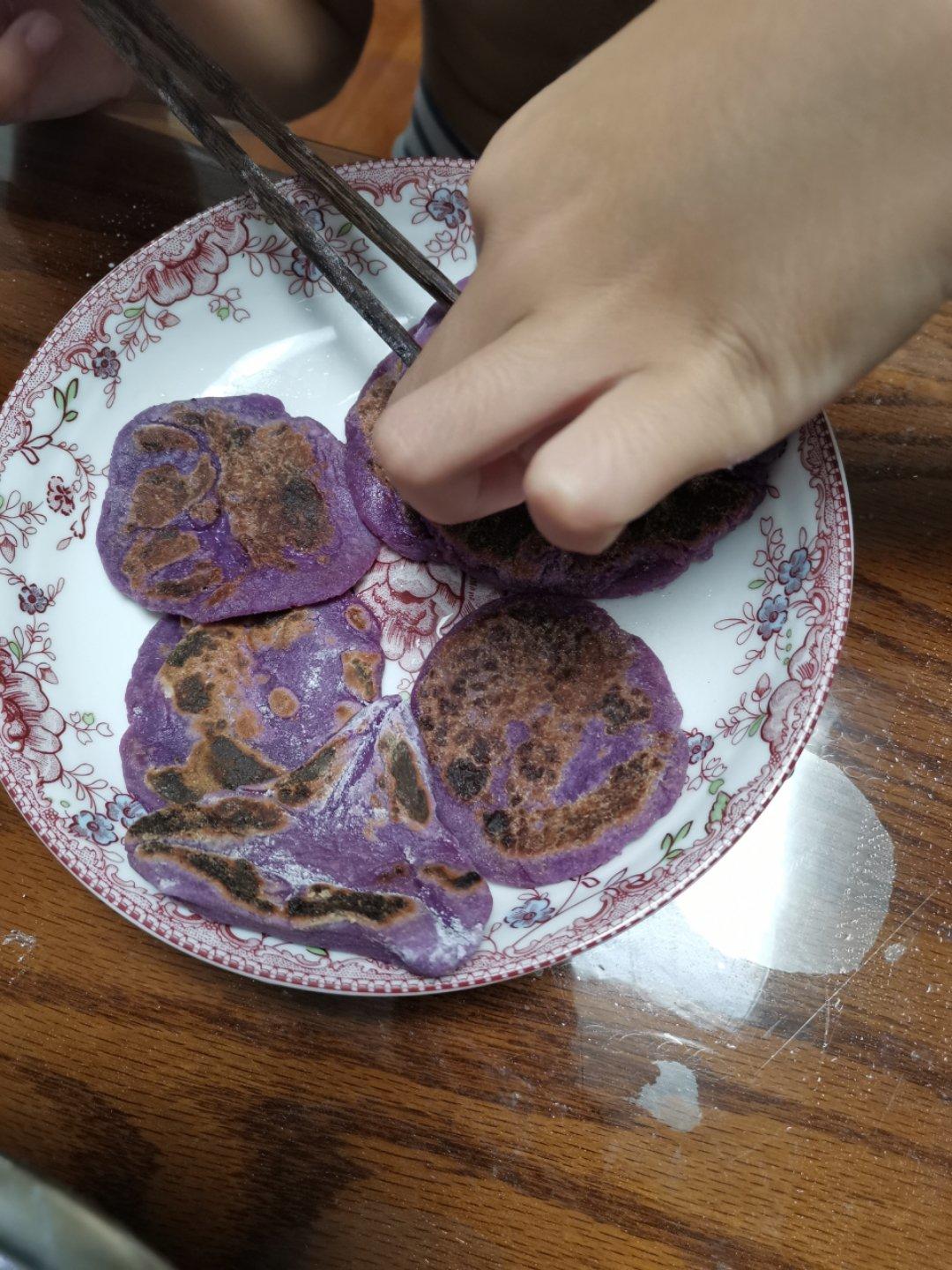 减肥必备紫薯饼