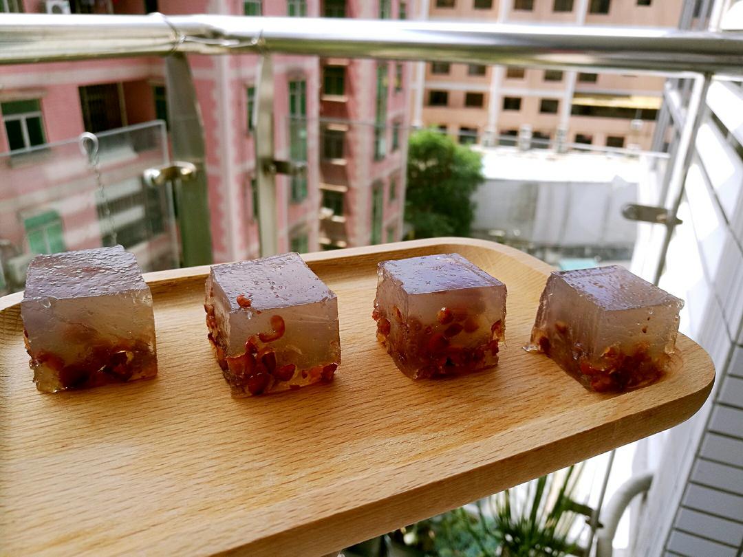 红豆马蹄糕