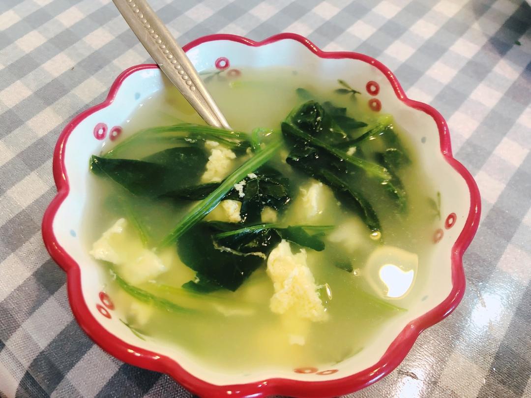 黄金菠菜鸡蛋汤🍲