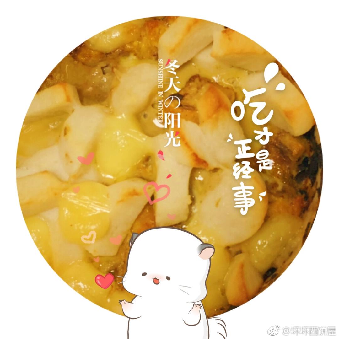 鳕鱼芝士烤馍布丁